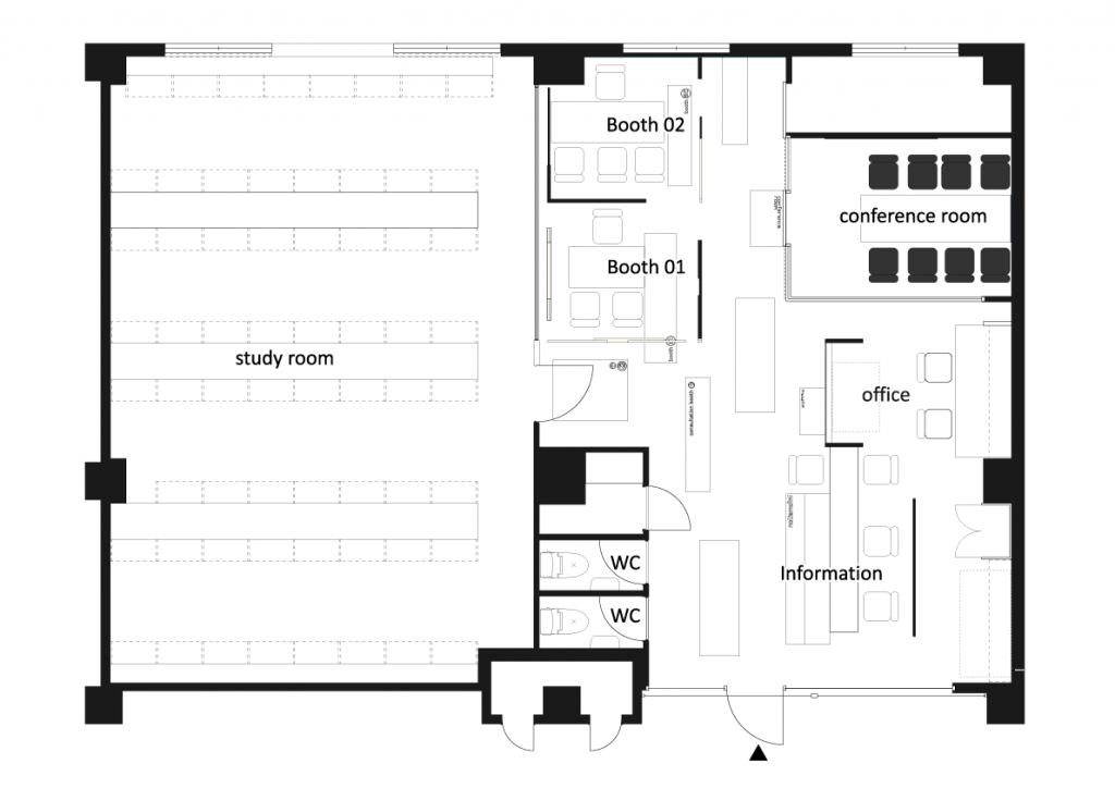 Architectural blueprints for the preparatory school
