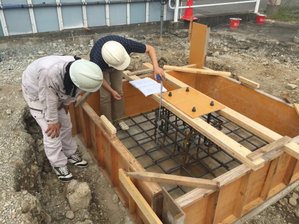 10月　基礎配筋検査