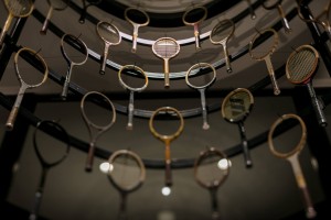 17 ビンテージラケットディスプレイ