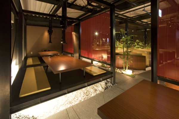 Interior design of Koyo restaurant